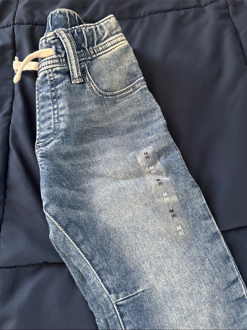 GAP Faded Blue Denim Kids Jogger Jeans